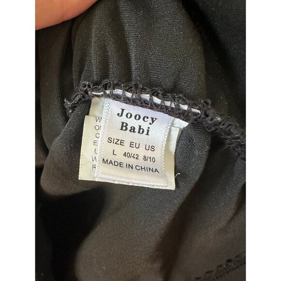 Joocy Babi women’s size large black top - Picture 5 of 6